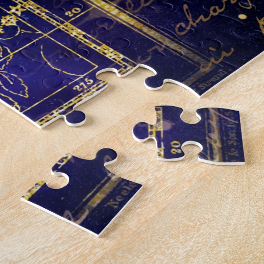 puzzle de la constellation de lézard et de cygne (Côté)