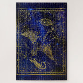 puzzle de la constellation de lézard et de cygne (Vertical)