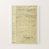 Puzzle de la Déclaration d'indépendance (Vertical)