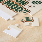 Puzzle de la drôle de chatte grincheuse (Côté)
