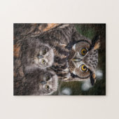 Puzzle de la famille Owl (Horizontal)