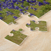 Puzzle de la ferme de fleurs bleues du Texas Blueb (Côté)