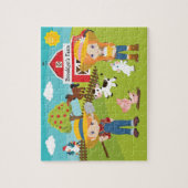 Puzzle de la ferme des enfants Red Hair Puzzle (Vertical)