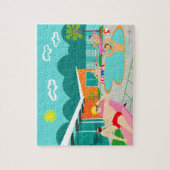 Puzzle de la fête des groupes gay rétro (Vertical)