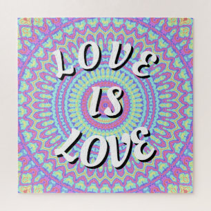 Puzzle de la fierté Love Is Love