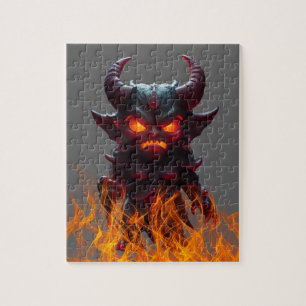 Puzzle de la figure de démon