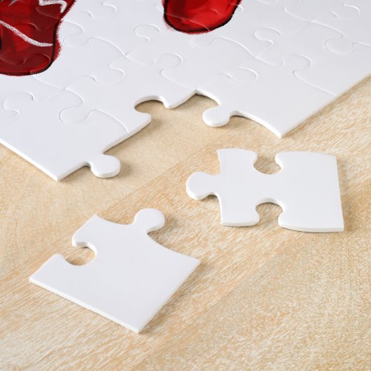 Puzzle de la fille rouge (Côté)