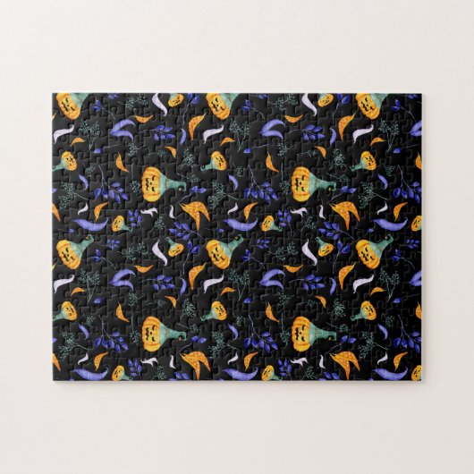 Puzzle de la forêt d'Halloween (Horizontal)