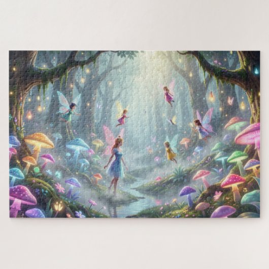 Puzzle de la forêt enchantée des fées (Horizontal)