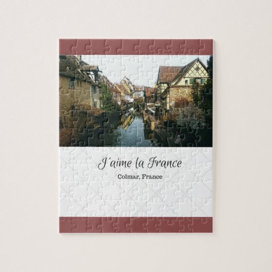 Puzzle de la France de La de J'aime - Colmar, (Vertical)