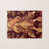 Puzzle de la girafe - Peinture (Horizontal)
