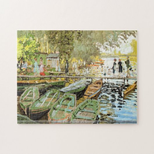 Puzzle de la Grenouillere de bain de Claude Monet (Horizontal)