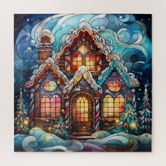 Puzzle de la maison de pain d'épice