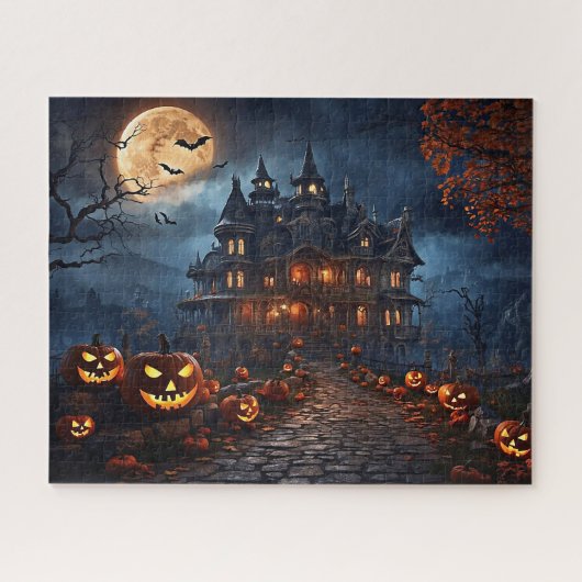 Puzzle de la maison hantée (Horizontal)