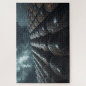Puzzle de la muraille de boucliers vikings (Vertical)