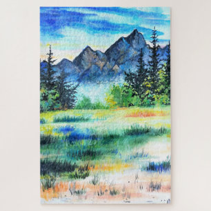 Puzzle de la nature aquarelle