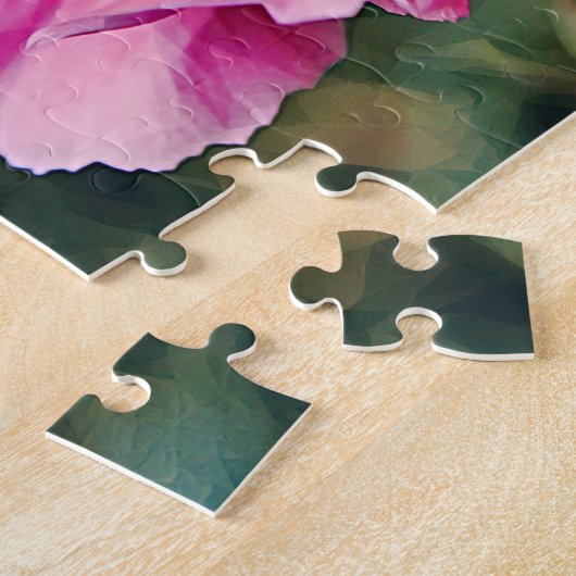 Puzzle de la nature rose de la carnation (Côté)
