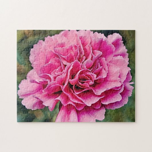 Puzzle de la nature rose de la carnation (Horizontal)