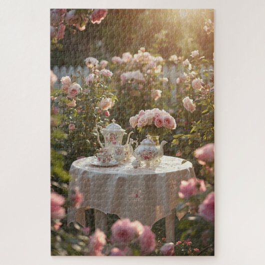 Puzzle de la niche de lecture florale (Vertical)