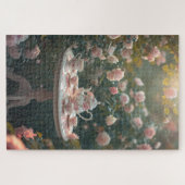 Puzzle de la niche de lecture florale (Horizontal)