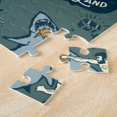 Puzzle de la Nouvelle-Angleterre à thème nautique (Côté)