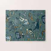 Puzzle de la Nouvelle-Angleterre à thème nautique (Horizontal)