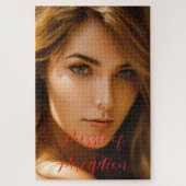 Puzzle de la perception Belle fille Puzzle (Vertical)