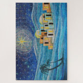 Puzzle de la petite ville de Noël Star (Vertical)