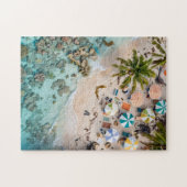 Puzzle de la plage tropicale (Horizontal)