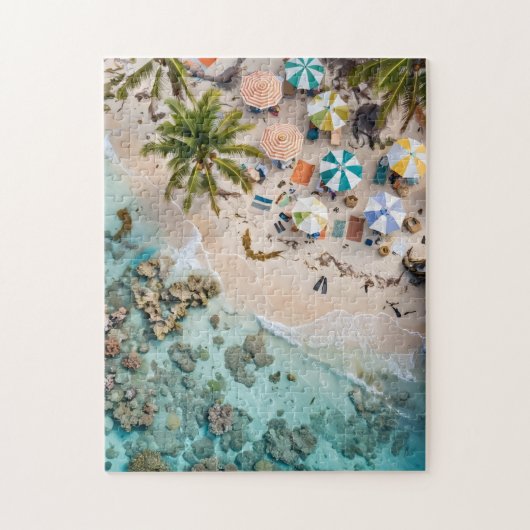 Puzzle de la plage tropicale (Vertical)
