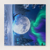 Puzzle de la pleine lune aurorale (Horizontal)