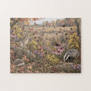 Puzzle de la prairie d'automne
