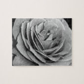 Puzzle de la rose noire et blanche (Horizontal)