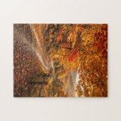 Puzzle de la route d'automne (Horizontal)