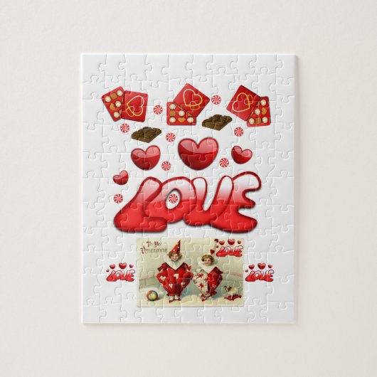 Puzzle de la Saint Valentin (Vertical)