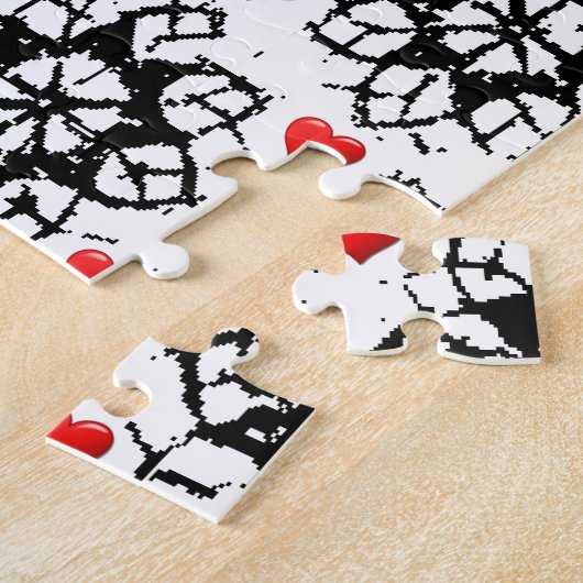 Puzzle de la Saint Valentin (Côté)