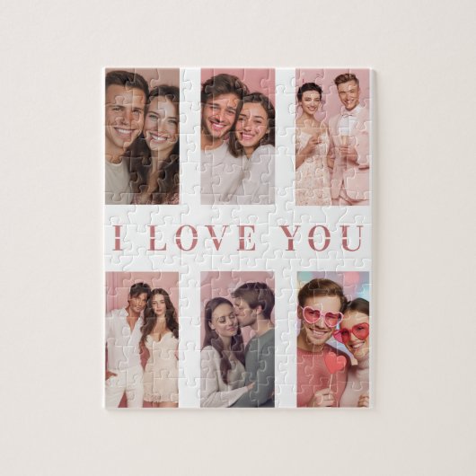 Puzzle de la Saint-Valentin | Photos de collage pe (Vertical)