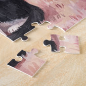 Puzzle de la Saint-Valentin pour chats Tuxedo (Côté)