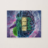 Puzzle de la santé mentale. (Horizontal)