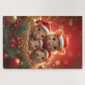Puzzle de la souris de Noël (Horizontal)