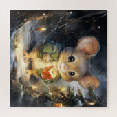 Puzzle de la souris de Noël (Horizontal)