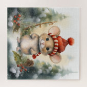 Puzzle de la souris de Noël (Horizontal)