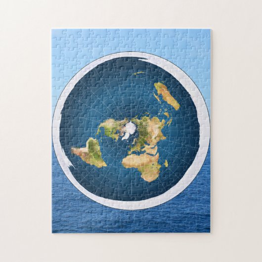 Puzzle de la Terre plate (Vertical)