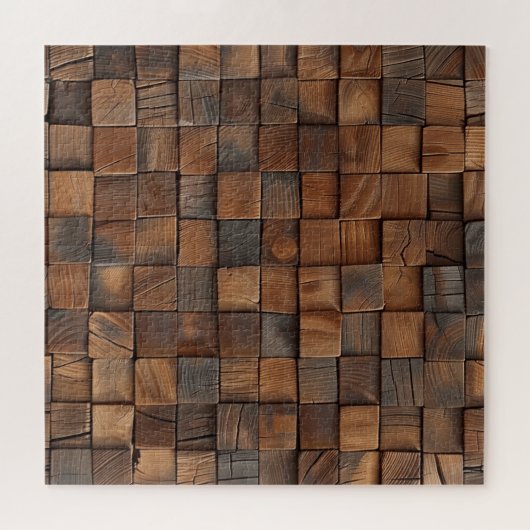 Puzzle de la texture du bois (Horizontal)