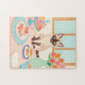 Puzzle de la Théière du Chat Siamois (Horizontal)