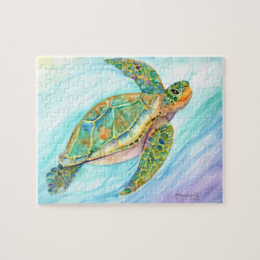 Puzzle de la tortue de mer (Horizontal)