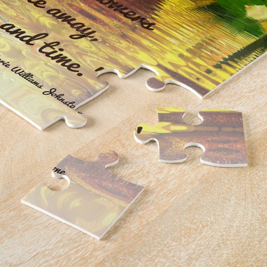Puzzle de la tournesol des vrais amis (Côté)