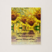 Puzzle de la tournesol des vrais amis (Vertical)