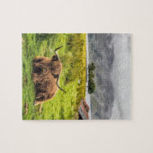 Puzzle de la vache Highland (Horizontal)