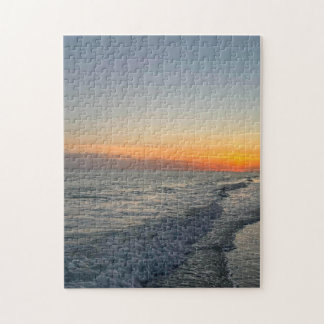 Puzzle de la vague du coucher de soleil